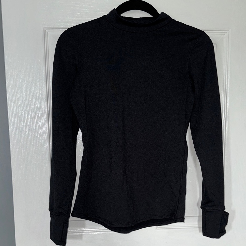 Cuddl Duds Black Long Sleeve Top climate right
